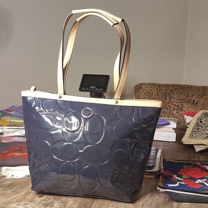 Coach Peyton Embossed Patent Leather Tote bag